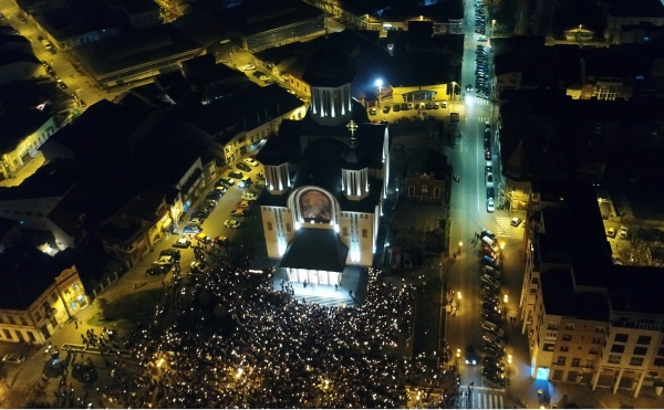 Învierea Domnului la Catedrala din Drobeta Turnu Severin