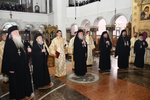 Preasfinţitul Nicodim a slujit în Duminica Tomei la hramul Catedralei Episcopale din Caransebeş