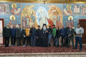 Preasfințitul Nicodim s-a întâlnit cu presa mehedințeană pentru mesajul de Sfintele Paşti