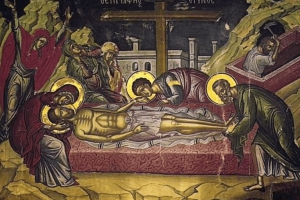 Denia celor 12 Evanghelii, Denia Prohodului Domnului și sfințirea pâinii numită Paști la Catedrala Episcopală din Drobeta Turnu Severin - 2023