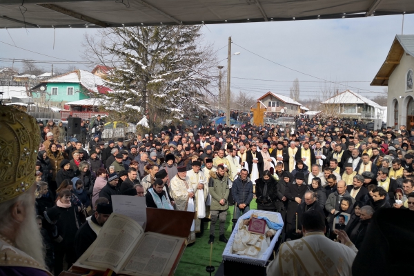 A avut loc slujba de prohodire a părintelui Armanca Dumitru