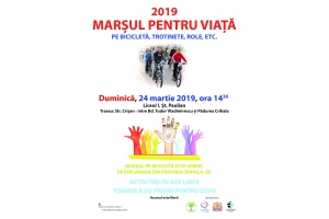 Marşul pentru viaţă 2019 în Drobeta Turnu Severin