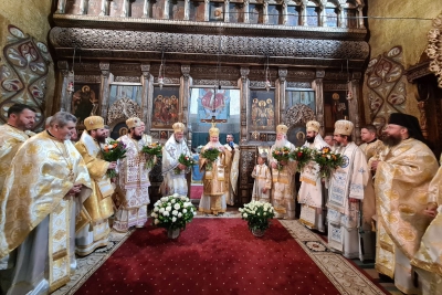 Preasfinţitul Părinte Nicodim, Episcopul Severinului şi Strehaiei, a participat la hramul Mitropoliei Clujului