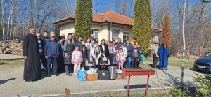 Activitate a grupului de copii „Ucenicii Sfântului Ioan Gură de Aur” de la Parohia Calea Târgu Jiului