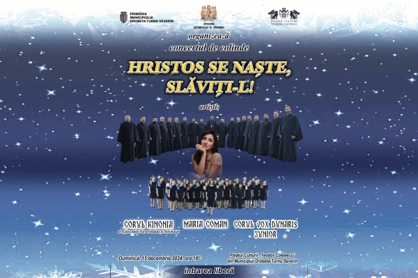 Corul „Kinonia” al Episcopiei Severinului şi Strehaiei va concerta în mai multe localităţi pentru a vesti Naşterea Mântuitorului Iisus Hristos.