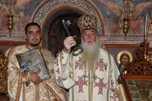 Slujbă arhierească în Parohia Jirov, în duminica XI după Rusalii