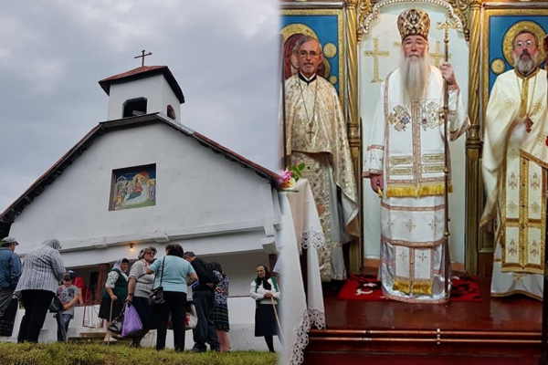 Preasfinţitul Părinte Nicodim a slujit în localităţile Sfodea şi Vînju Mare