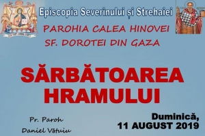 Hram la parohia Calea Hinovei