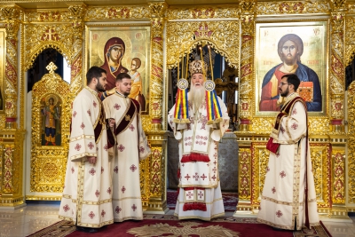 Slujba arhierească la Catedrala din Severin