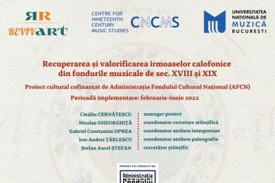 Asociația REVIVART organizează ateliere gratuite de muzică și paleografie bizantină