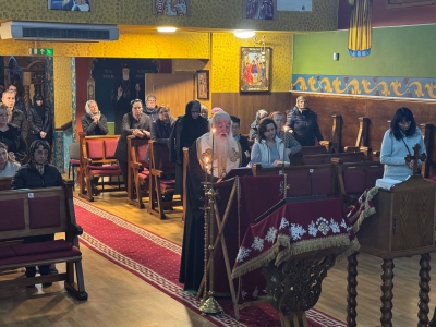 Preasfinţitul Nicodim a oficiat Denia Canonului cel Mare la biserica cu hramul „Sfântul Ierarh Nicolae” din Timişoara