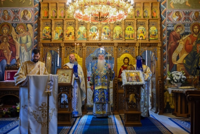Slujire arhierească de praznicul Bunei Vestiri la Mănăstirea Mraconia