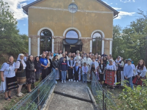 Liturghie arhierească în satul Gornenți