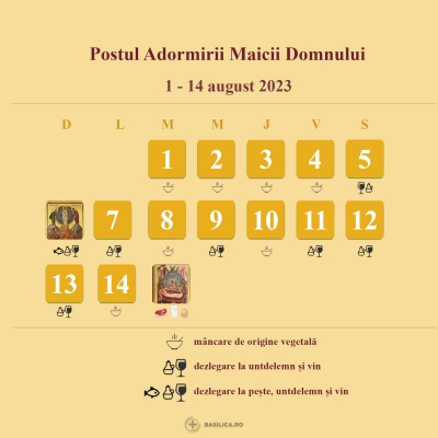Postul Adormirii Maicii Domnului cu rânduieli liturgice speciale la Catedrala Episcopală din Drobeta-Turnu Severin