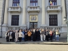 Membrii clubului „Amicii istoriei” de la Colegiul Național Pedagogic „Ştefan Odobleja” în vizită la Centrul Eparhial