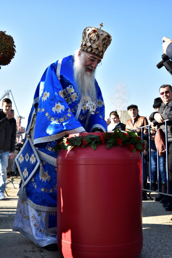Slujba de sfințire a Aghesmei Mari și în Episcopia Severinului și Strehaiei