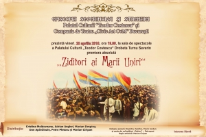 Conferinţă pastoral-misionară şi Piesă de teatru în premieră absolută – “Ziditori ai Marii Uniri”, la Palatul Culturii din Severin