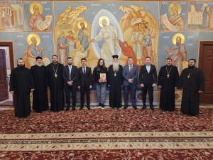 Ministrul Familiei, Tineretului şi Egalității de Șanse în vizită la sediul Episcopiei Severinului şi Strehaiei