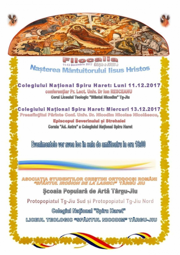 Preasfinţitul Nicodim va conferenţia la Târgu Jiu
