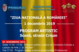 Moment artistic extraordinar susţinut pe 1 Decembrie de Corul "Kinonia" şi Orchestra "Lăutarii Mehedinţiului"
