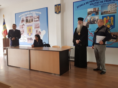 P.S. Nicodim a participat la festivitatea de înmânare a premiilor pentru performanțele obținute la competițiile sportive a elevlori Școlii de Perfecționare a Personalului Poliției de Frontieră