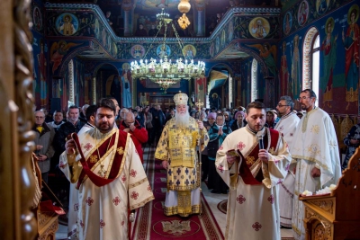 Sfântul Ioan Gură de Aur a fost prăznuit la parohia Calea Târgu Jiului