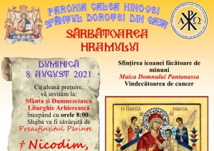 Biserica "Sfântul Dorotei din Gaza" din localitatea Şimian, îşi va sărbători duminică, 8 august, hramul.